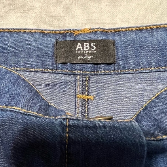 ABS ALLEN SCHWARTZ *NWT* 100% COTTON A-LINE DENIM BUTTON DOWN SKIRT SIZE 29 - Picture 10 of 16